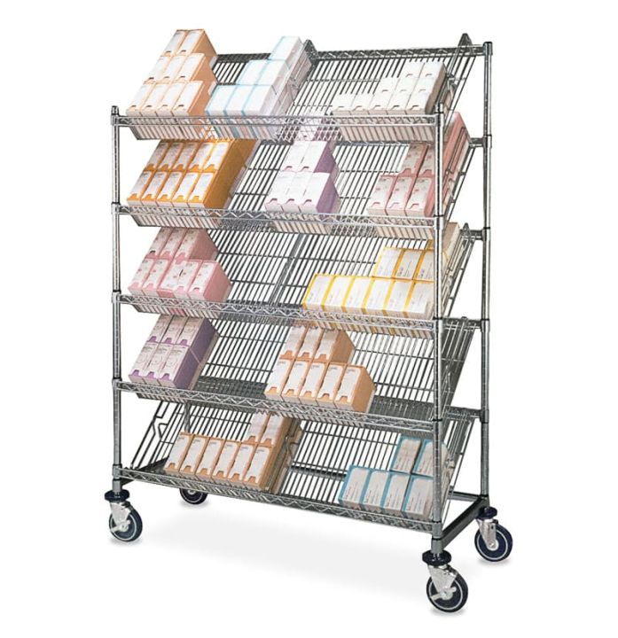 Suture storage trolleys