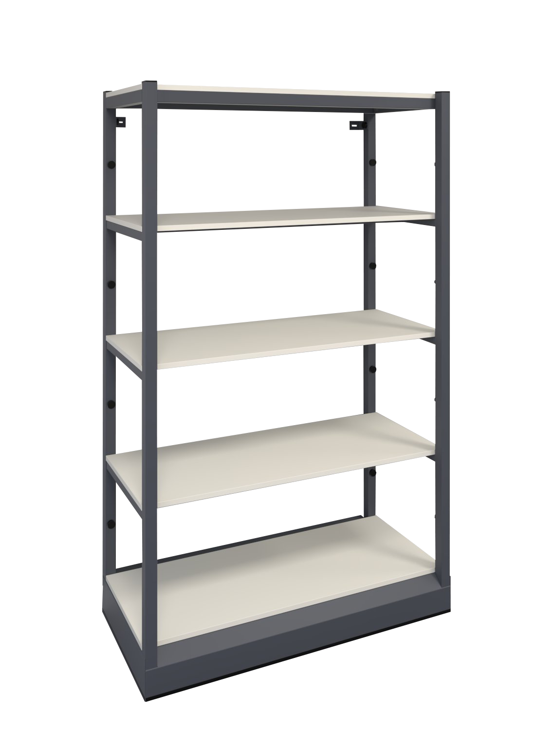 Modular freestanding shelving