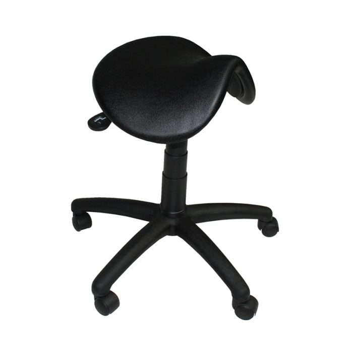 Medical saddle stool, PU