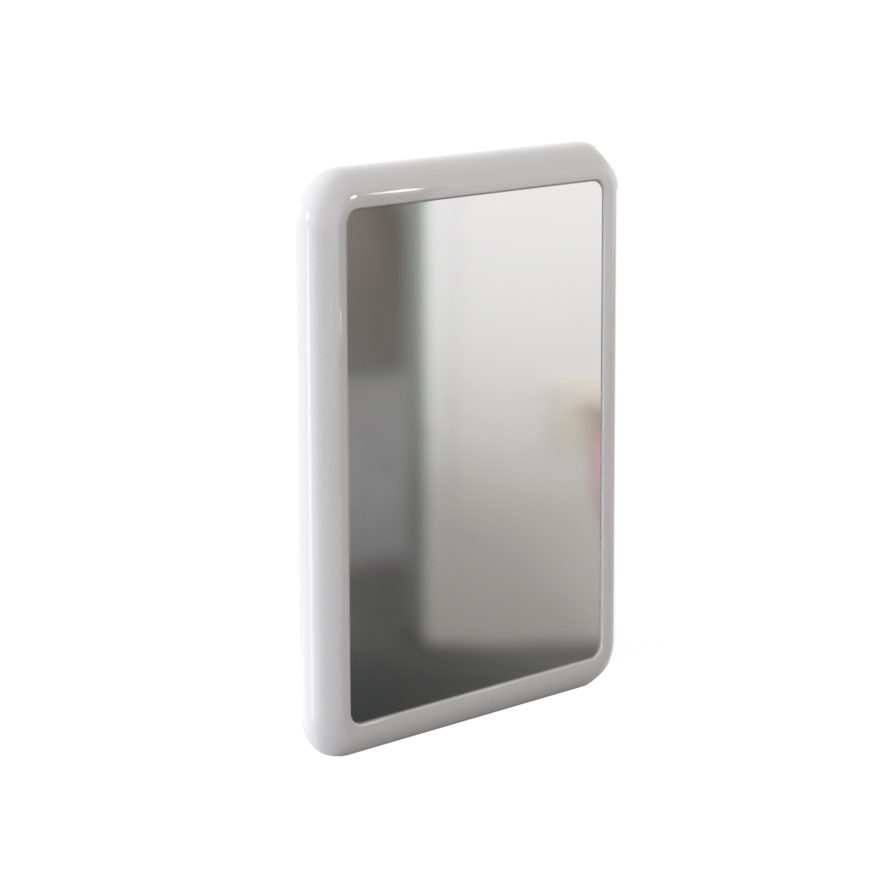 Reduced-ligature high security mirror